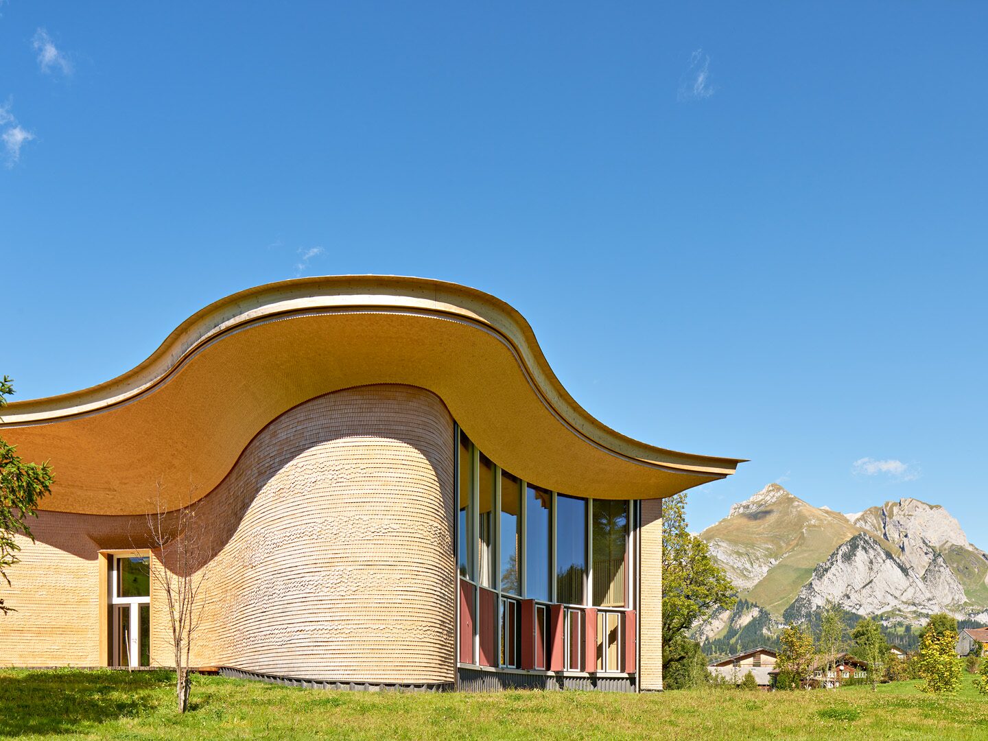 Klanghaus – Aussenansicht Seitenperspektive