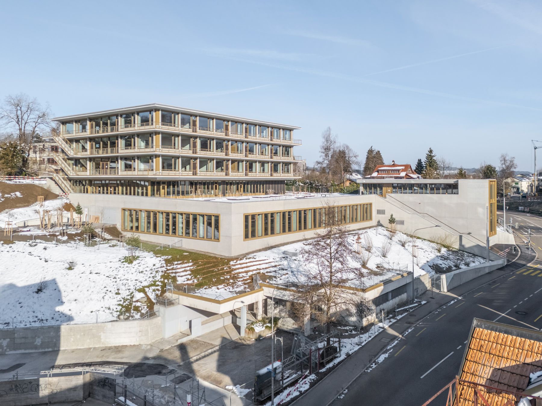 Primarschulhaus Riethüsli – Neubau von aussen