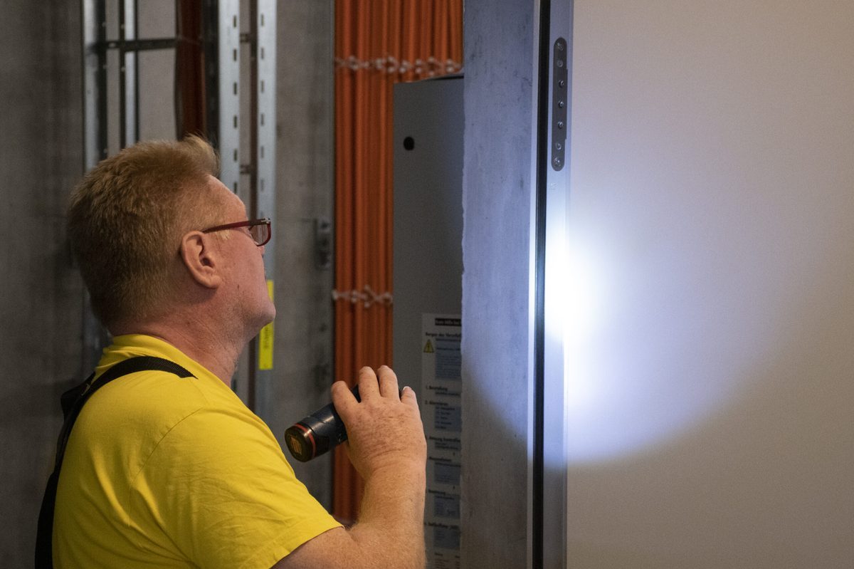 Servicetechniker im Einsatz