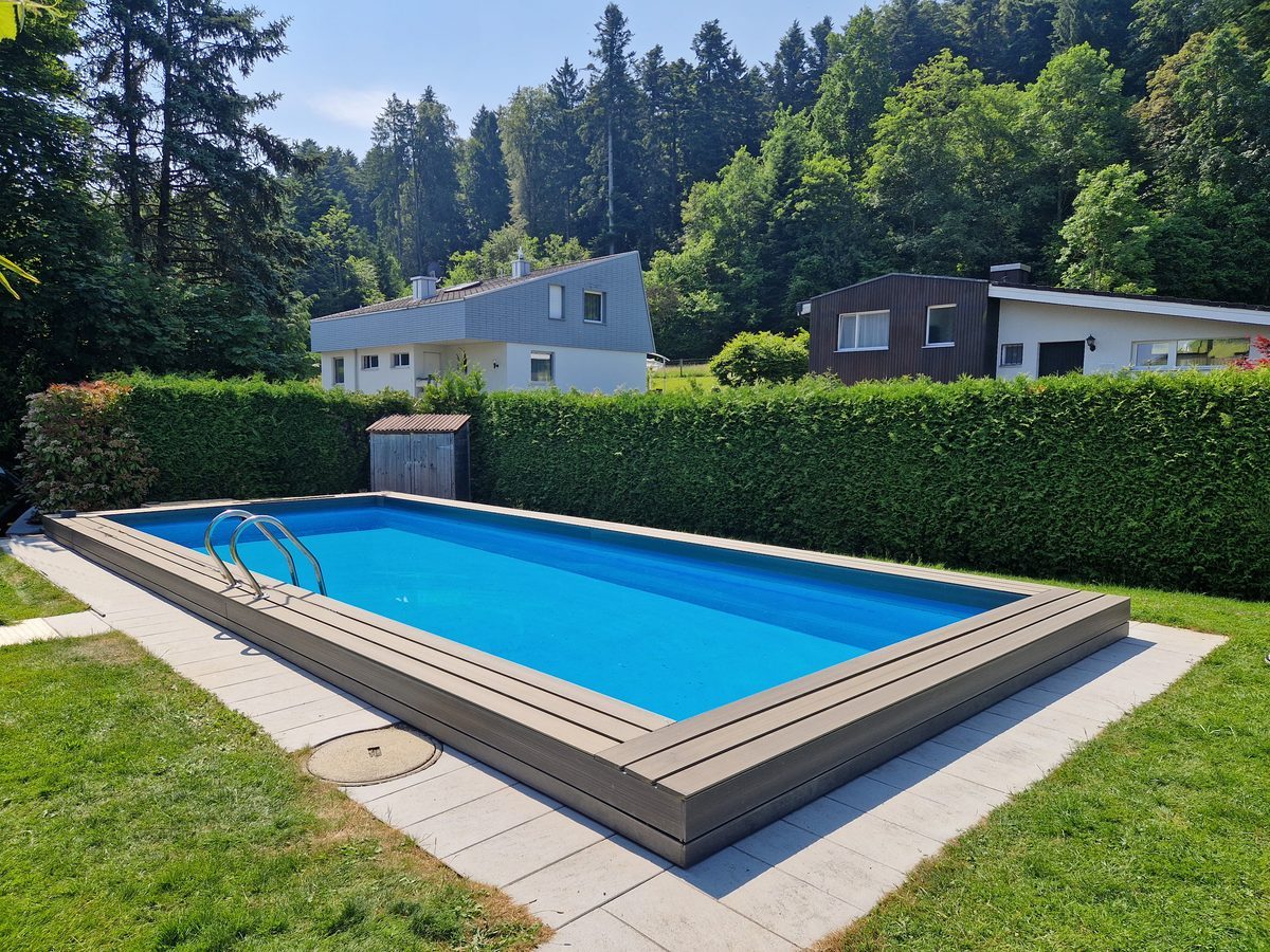 Poolverkleidung in WPC