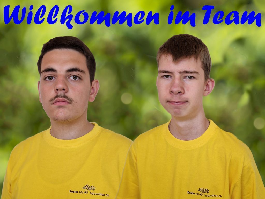 Willkommen im Team
